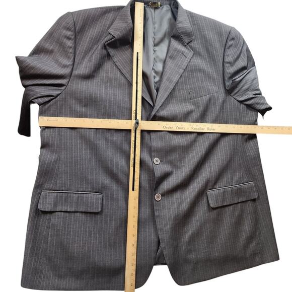 Firado Rome Italy Wool Suit Jacket 54L US Blazer Sport Coat Super 130s Italian - Picture 13 of 16
